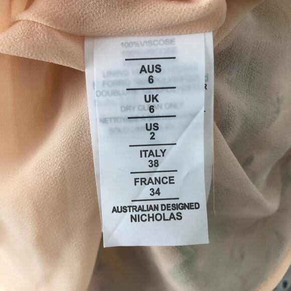 Nicholas Danielle Midi Dress in Whistledown Floral Print - Picture 8 of 10